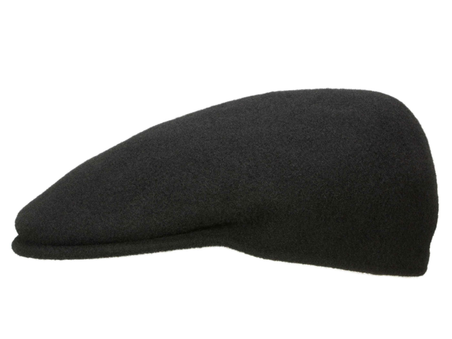 Kangol Wool 504 Original Flatcap aus Wolle Schwarz black gold 62 63 cm XXL 201400 03 05